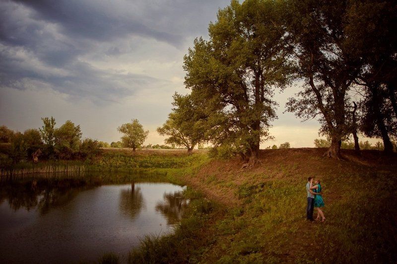 пейзаж, пара, love story, история любви love story фото превью