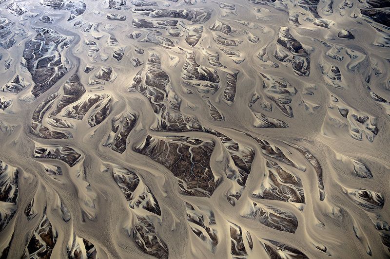 исландия Резьба воды по песку. фото превью