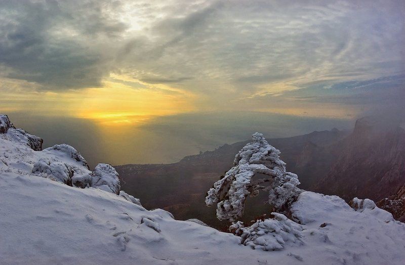 Зима на самом краешке земли фото превью