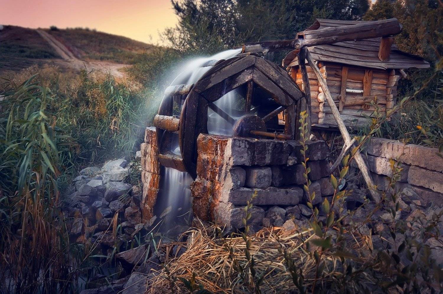 мельница, пейзаж, запорожье, светлана голицына