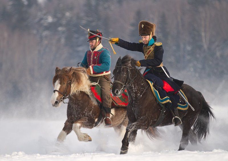 реконструкция, россия Зима 1812-го фото превью