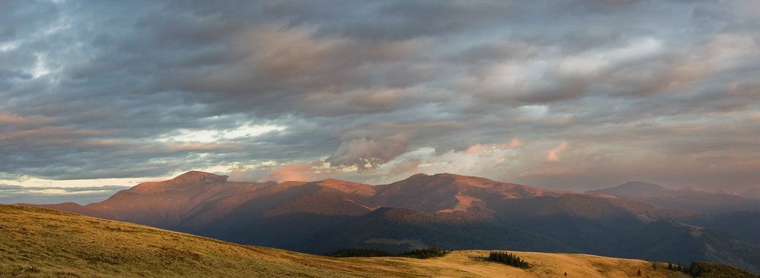карпаты, горы, вечер, Любомир Тригубишин