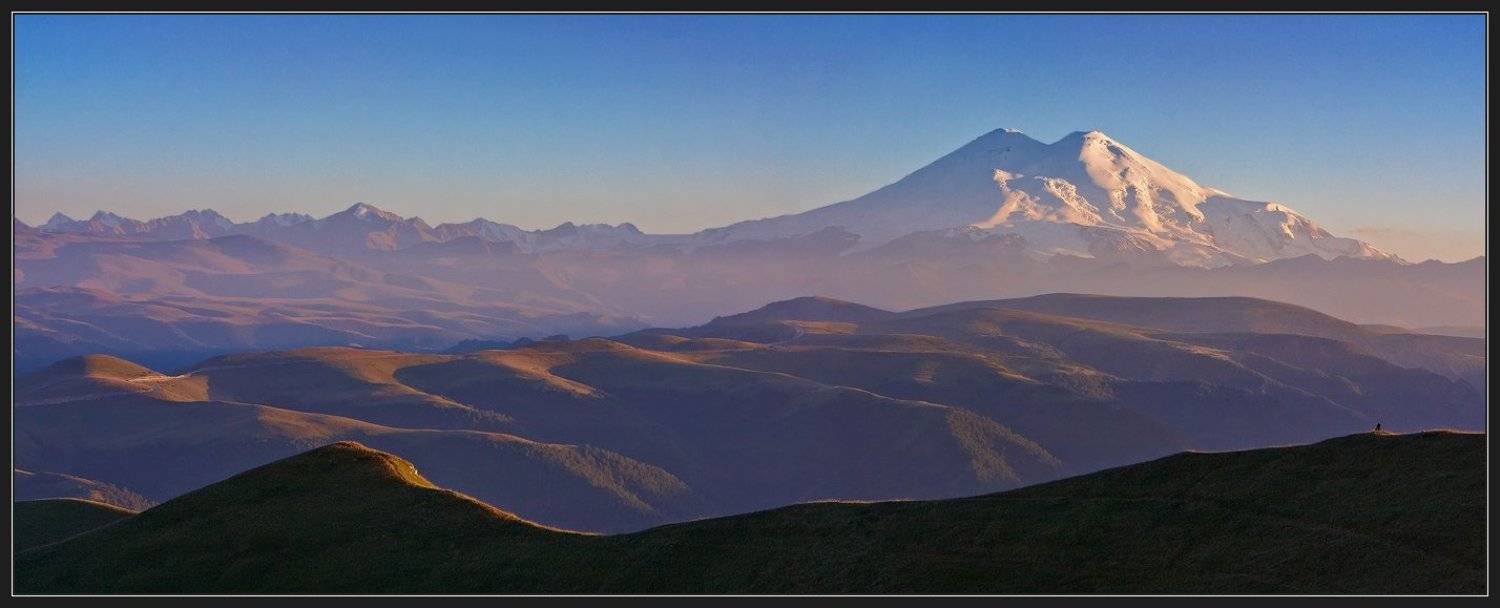 эльбрус, закат, Николай Стюбко