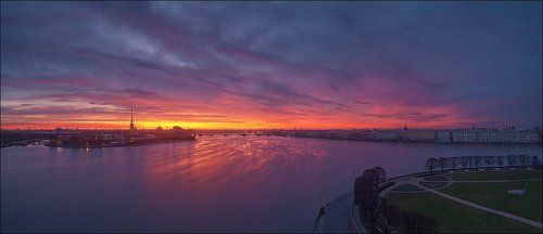 Нева. Пожар