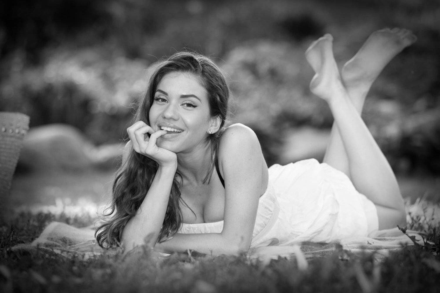 девушка, природа, Григорий Иващенко