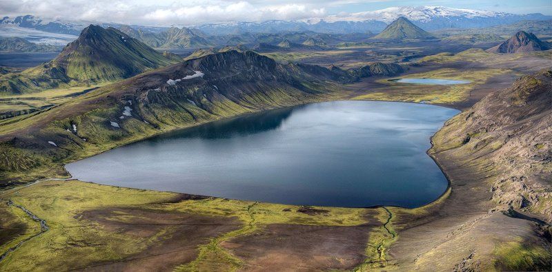 исландия Озеро Alftavatn фото превью