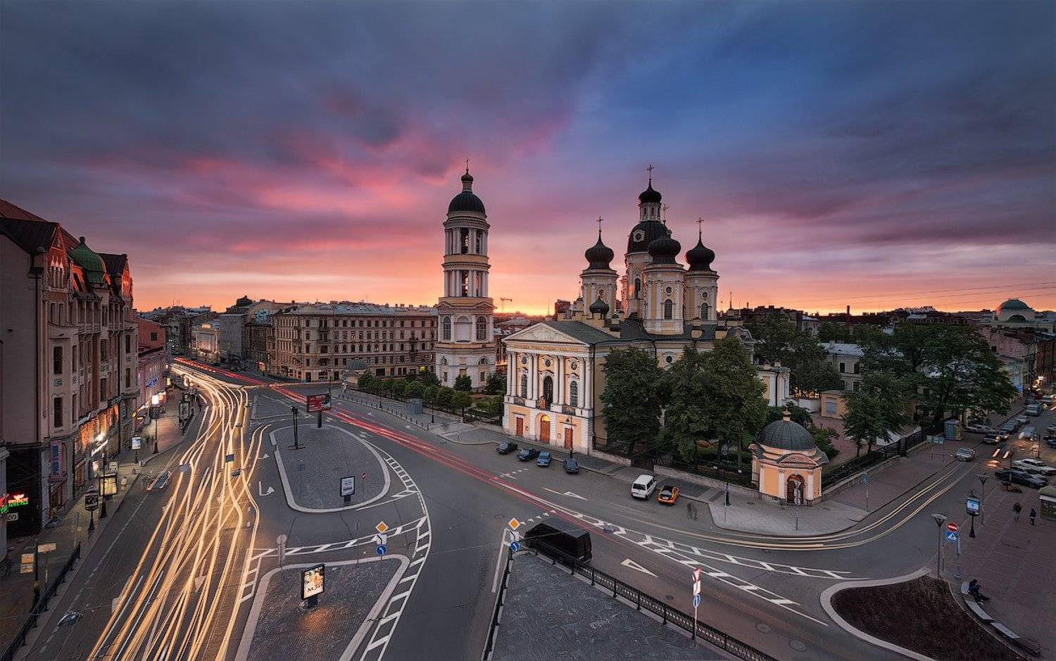 санкт-петербург, рассвет, заря, владимирская площадь, egra, Сергей Лукс