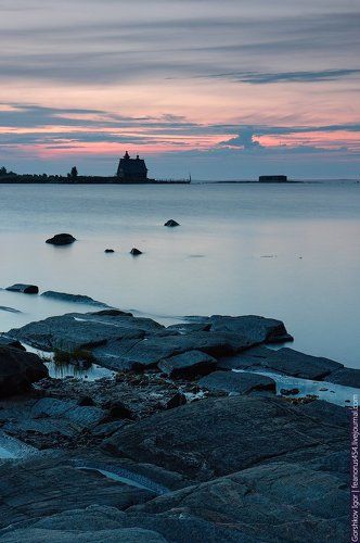 Летняя ночь на берегу Белого моря