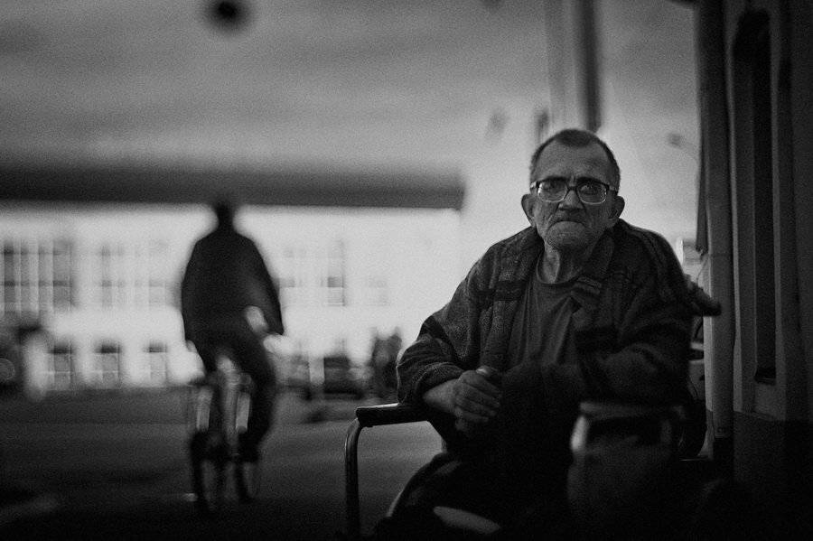 дед, дедушка, инвалид, чб, коляска, grandfather, grandfather, disabled, black & white, stroller, Феофанов Дмитрий