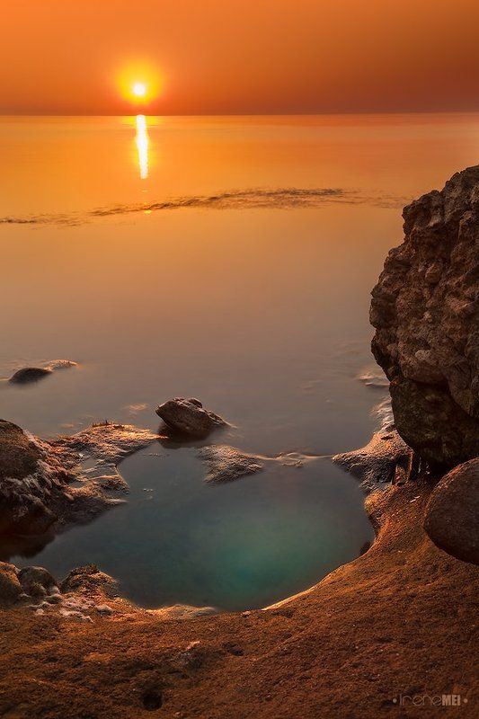 crimea, ukraine, nature, landscape, canon, summer, meganom, sunrise, sun One Morning фото превью