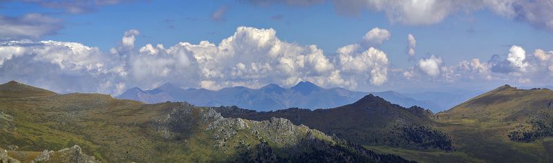 горы, облака Перевалы от Калагаша к Курагану фото превью