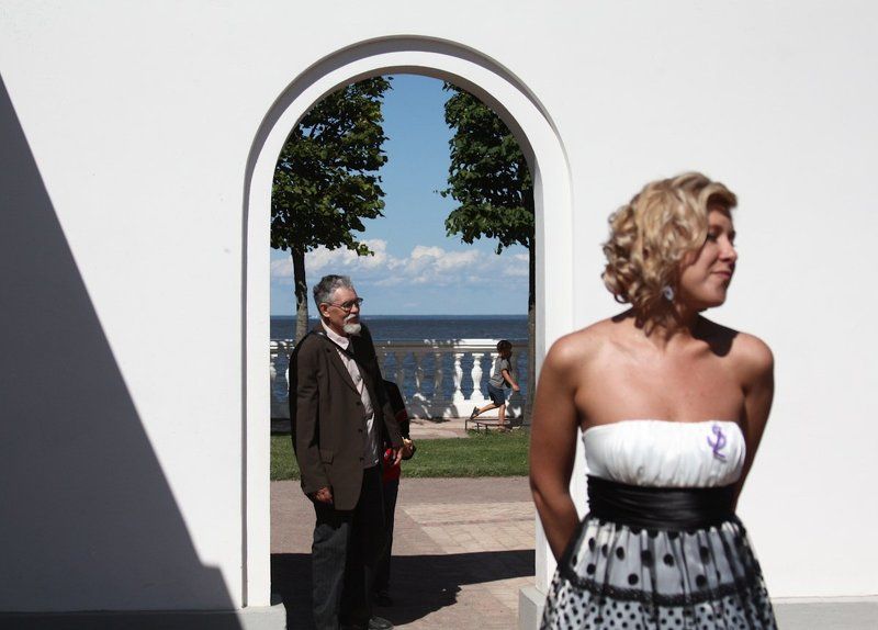 Santa-barbara, Арка, Белый, жанр, Контраст, Санта-барбара, Симметрия Santa-Barbara фото превью