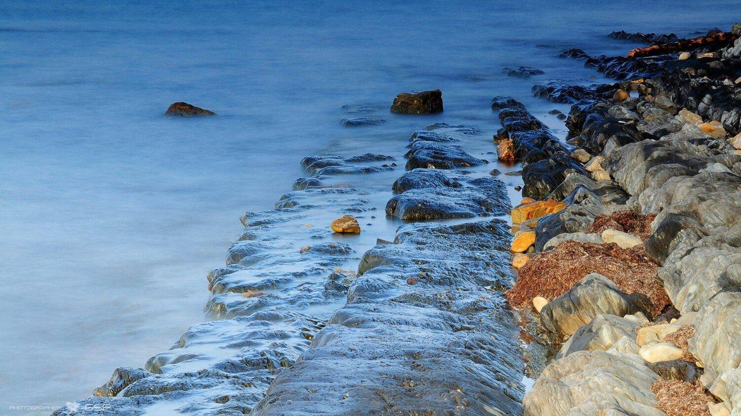 камни, скалы, прибой, утро, Serj Master