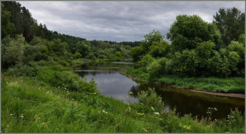 Москва-река под Звенигородом фото превью
