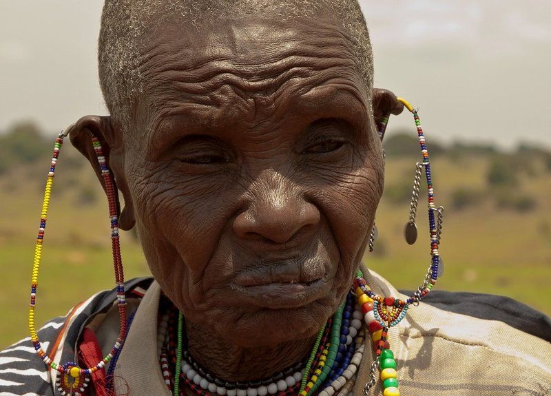 Бабушка-масай. (Кения) фото превью