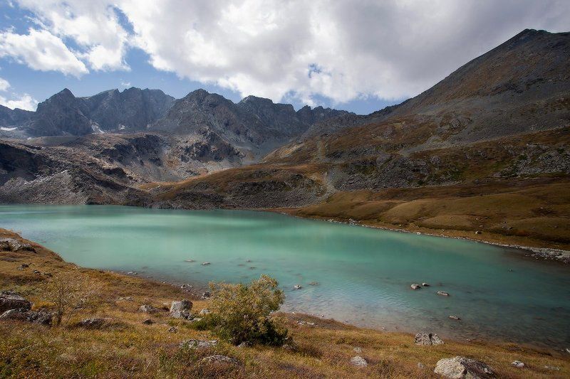 алтай, горный алтай, горы, пейзаж, акчан Озеро Акчан фото превью