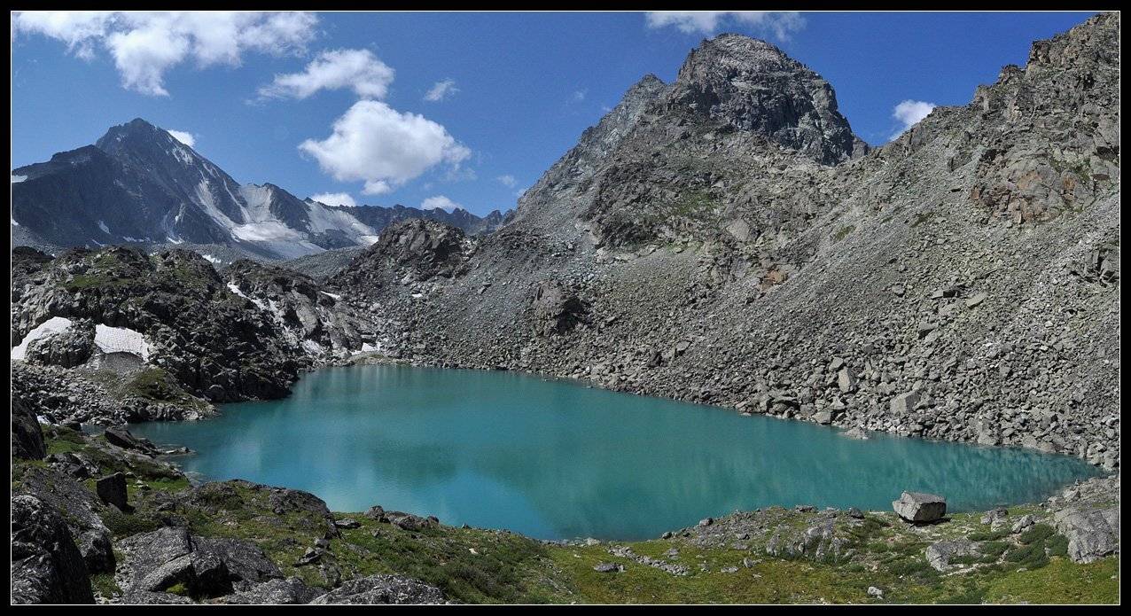 алтай, катунский хр. верховье реки б.калагаш, озеро, АНАТОЛИЙ ДОВЫДЕНКО