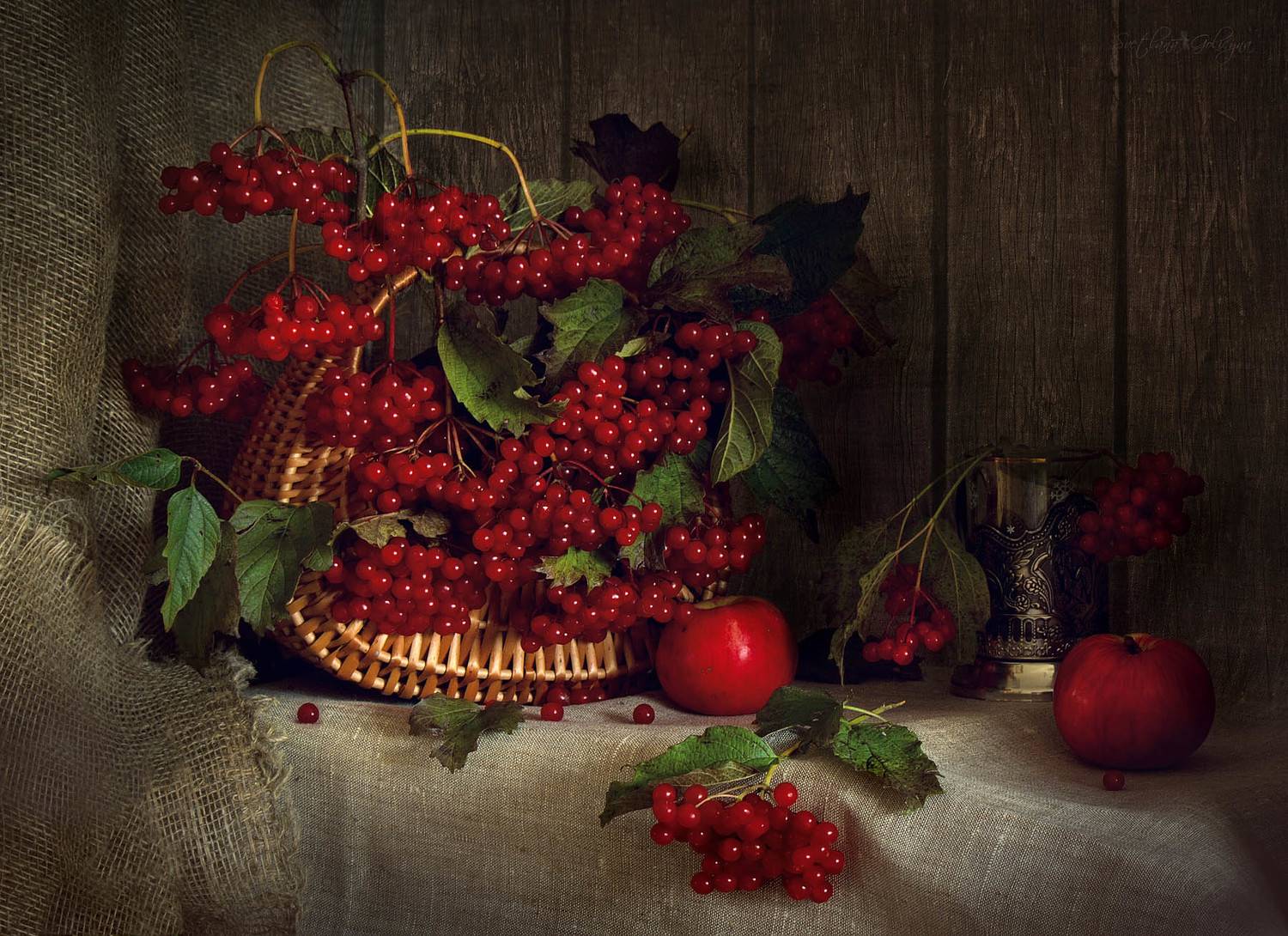 осень, калина, светлана голицына