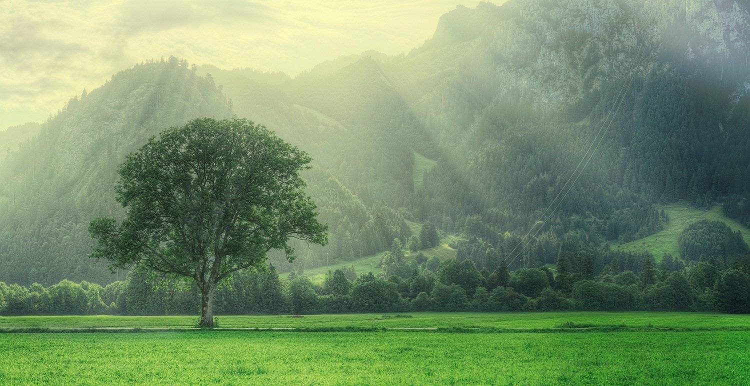 пейзаж, рассвет, горы, германия, Ефимов Александр