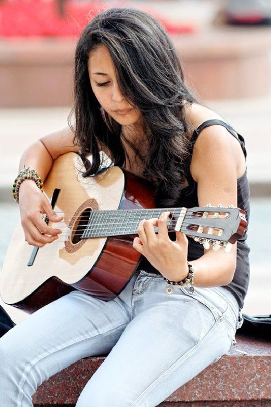 Акустическая гитара фото превью