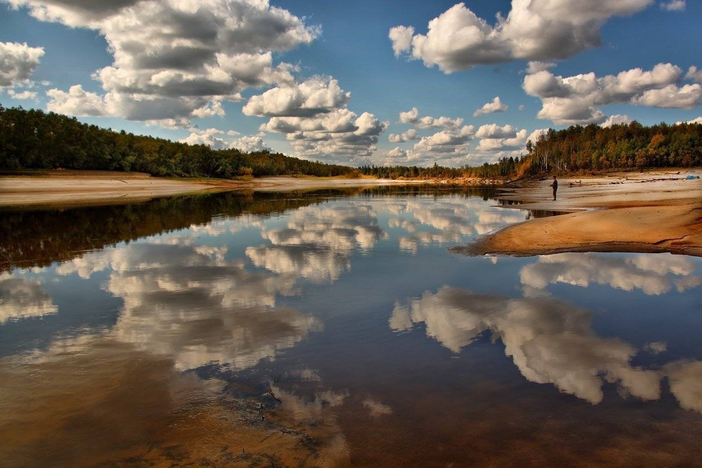 река, большой, юган, optimist