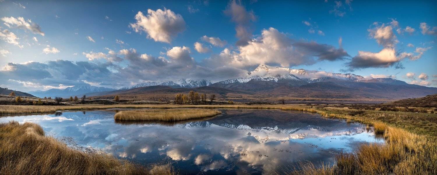 горы, алтай, горный алтай, ник васильев, красота, вода, озеро джангысколь, солнце, лучи,панорама, вечер, закат, урочище ештыкёль, северо-чуйский хребет, Николай Васильев