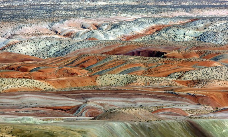 Цветные горы Азербайджан. фото превью