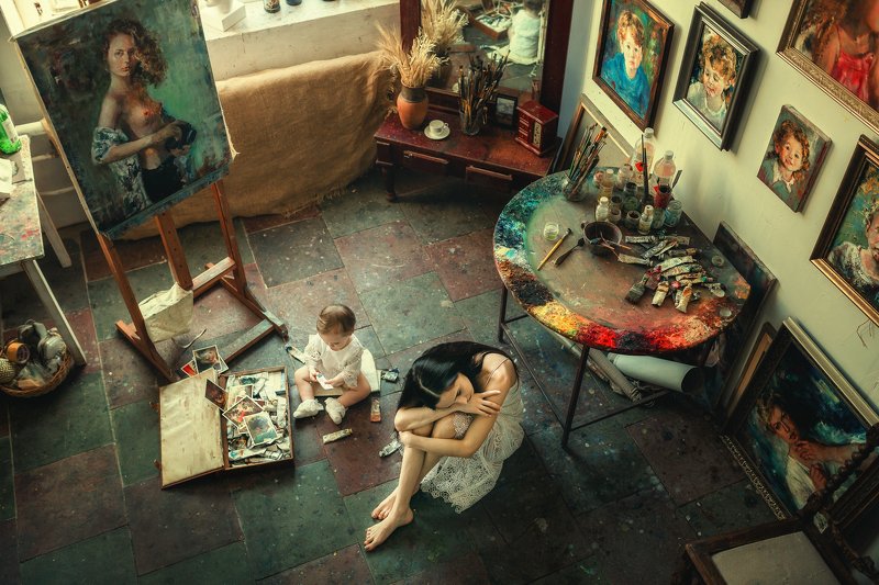 Художница фото превью