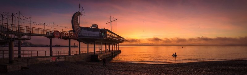 утро, рассвет, аврора, черное море, ялта, крым, россия Apelsin\'овый рассвет. фото превью