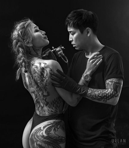 Tattooist portrait