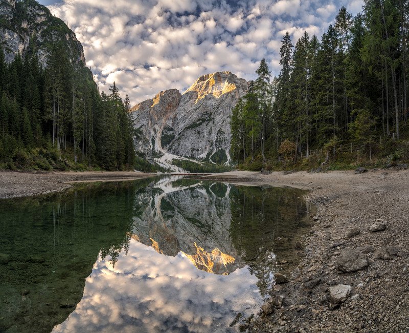 Утро на озере Брайес фото превью