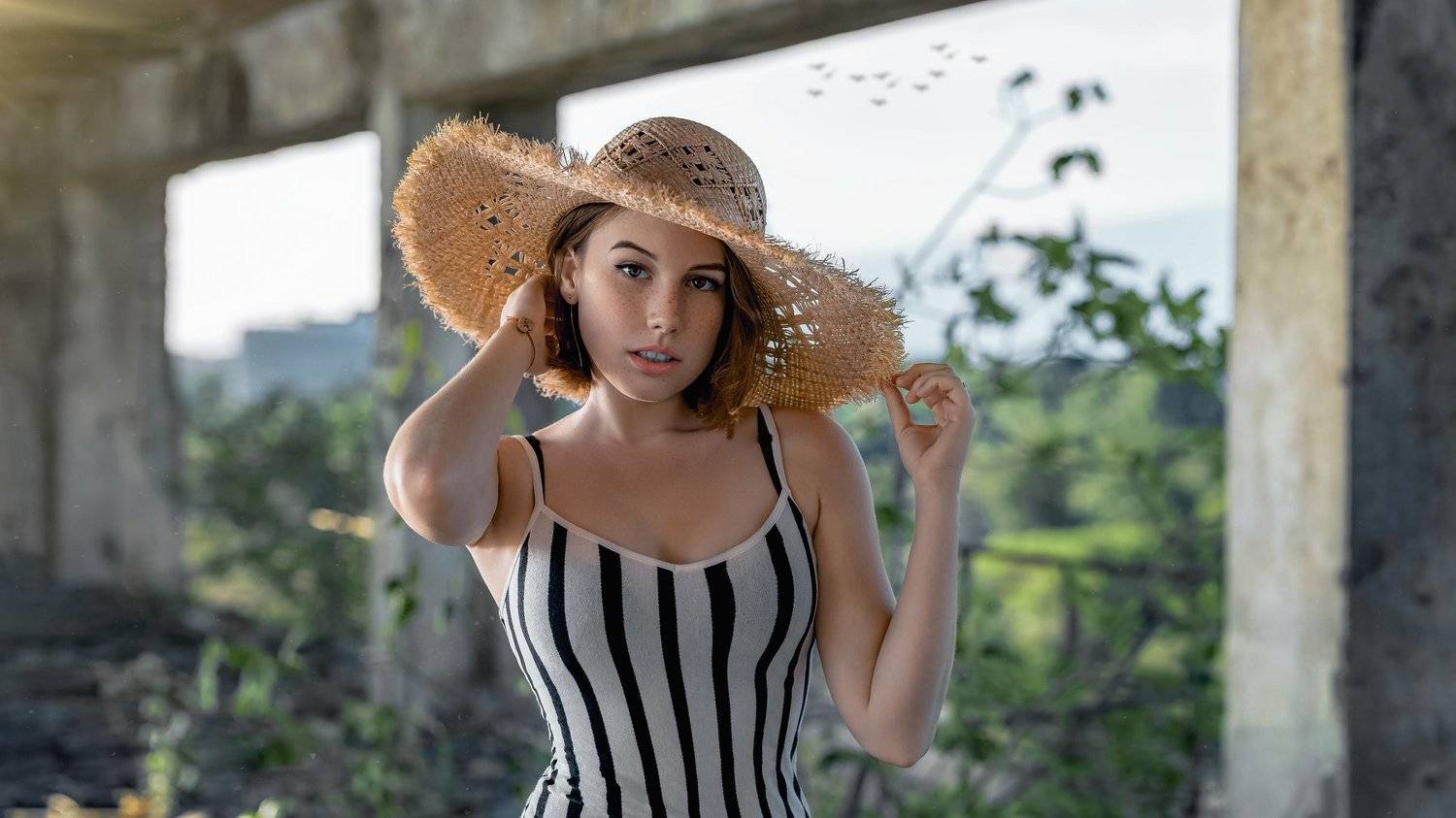 Девушка Лето Портрет Взгляд Стиль , Юрий Захаров