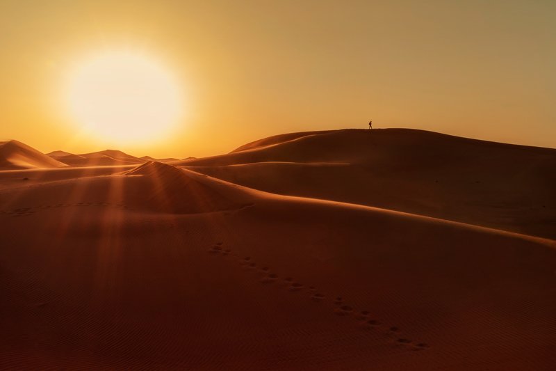Oman,sun,desert close to the sun фото превью