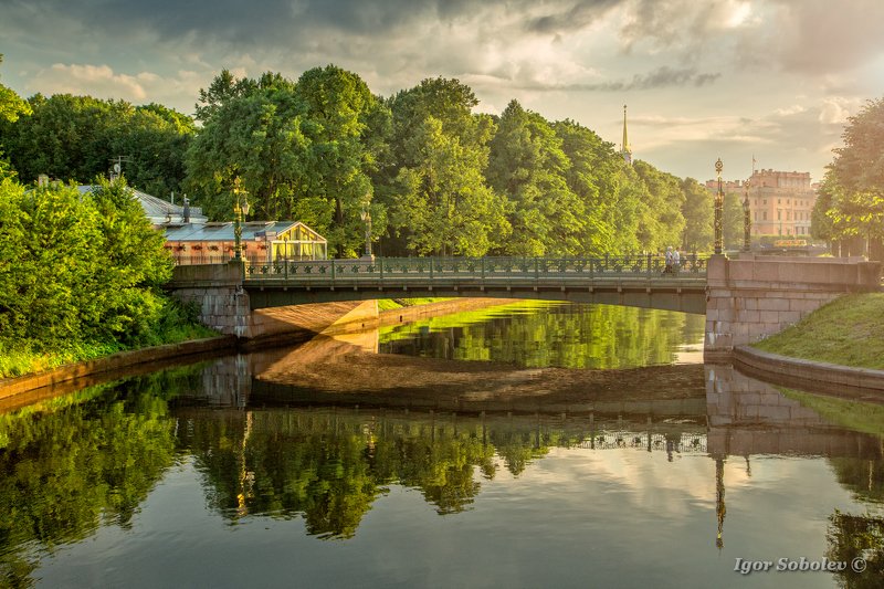 Malo Konyushennyy Bridge, Saint Petersburg, Summer, Лето, Мало Конюшенный Мост, Санкт Петербург  Лето в Питере фото превью