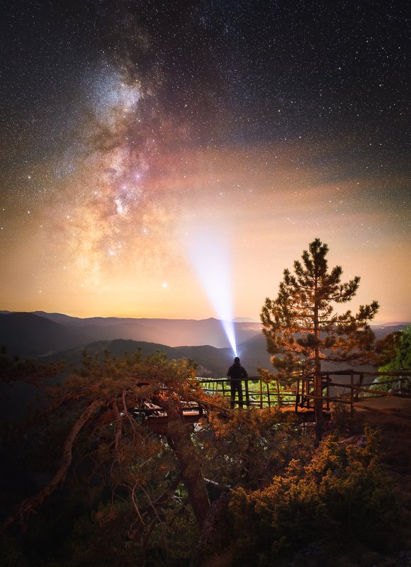 rhodopes, bulgaria, mountains, night Съзерцание фото превью