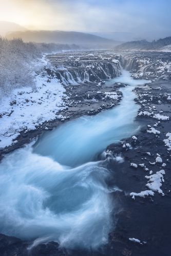 Waterfall in Iceland