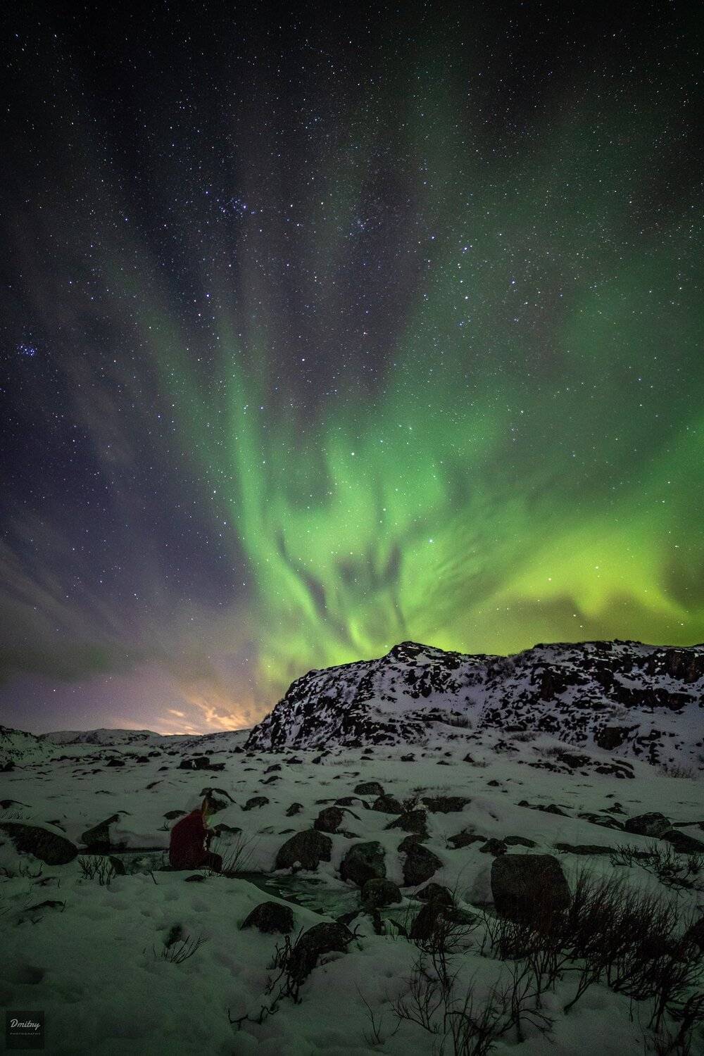 териберка, сияние, Дмитрий Иванов