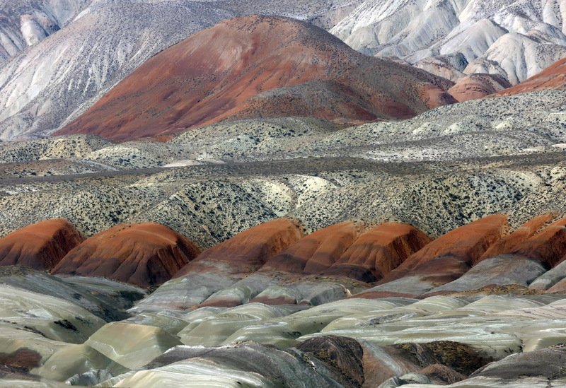 Цветные горы Азербайджан. фото превью