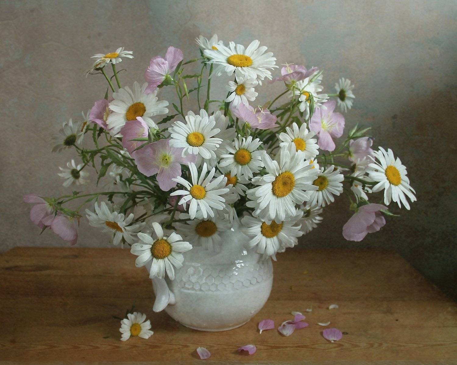 лето,  цветы, натюрморт, марина филатова, ромашки, Марина Филатова