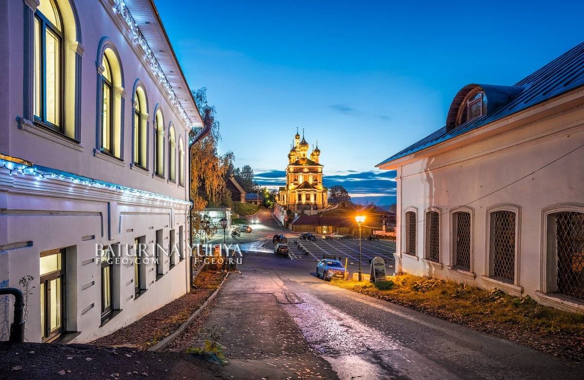 плес, осень, ночь, Юлия Батурина