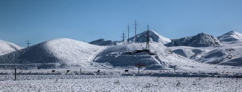 Зимний пейзаж..+электрификация..