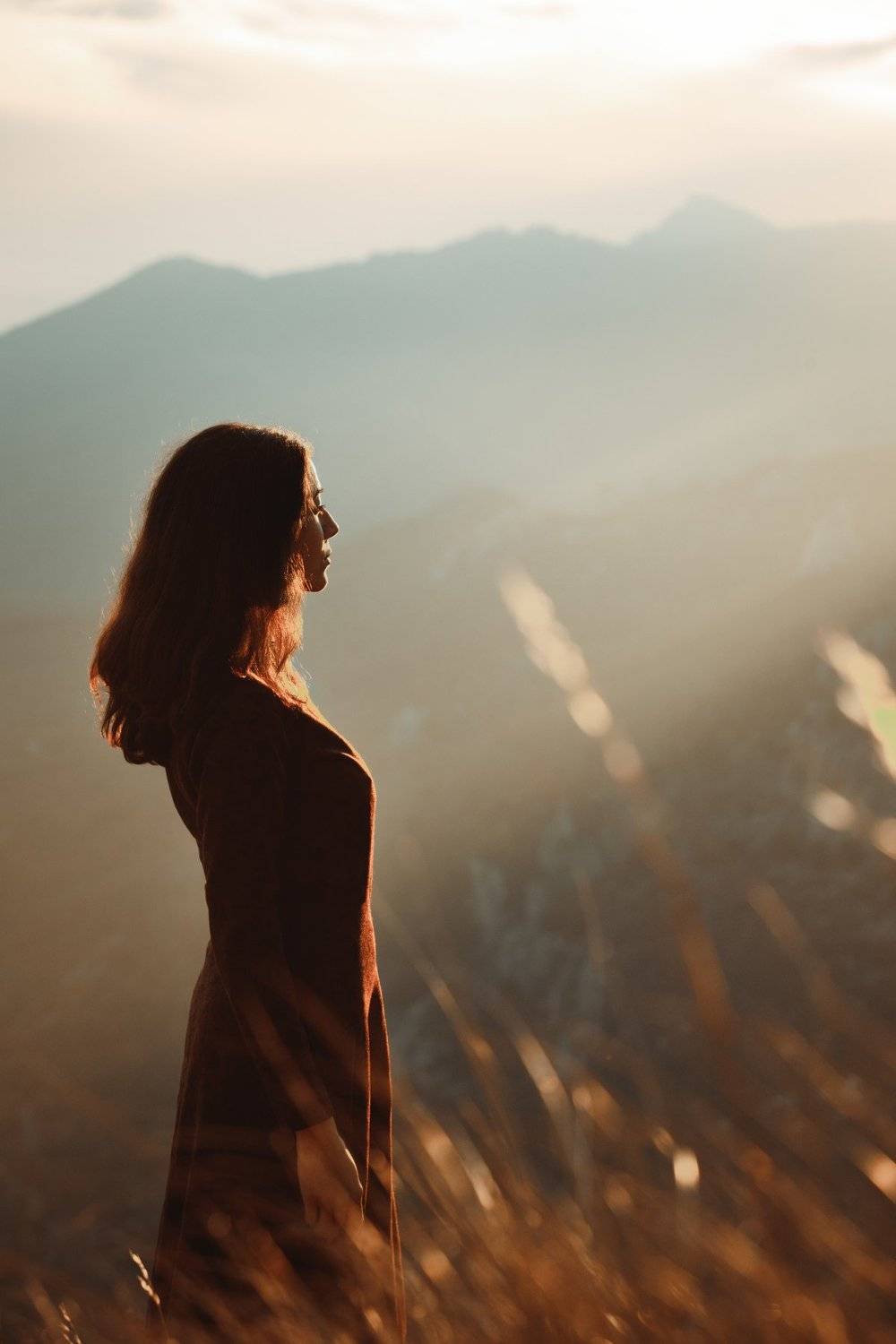 девушка, горы, girl, mountains, Crimea, Крым, Артём Корнев