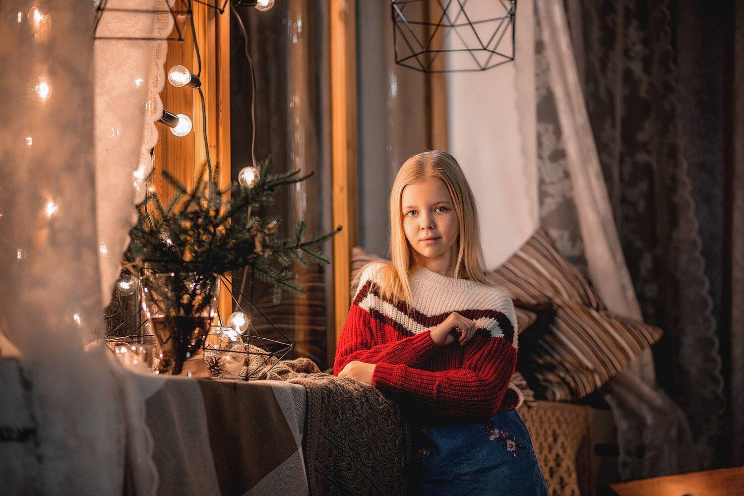 девочка, фотосессия, портрет, студия, модель, модельный тесты, новый год 2020, Владимир Васильев