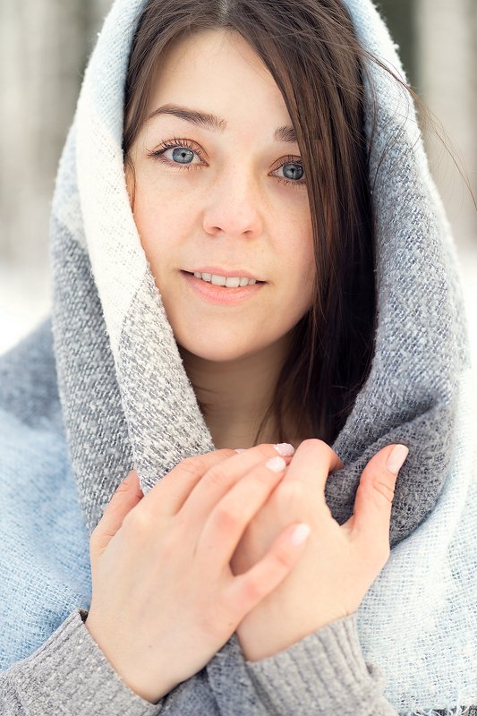 портрет, зима *** фото превью