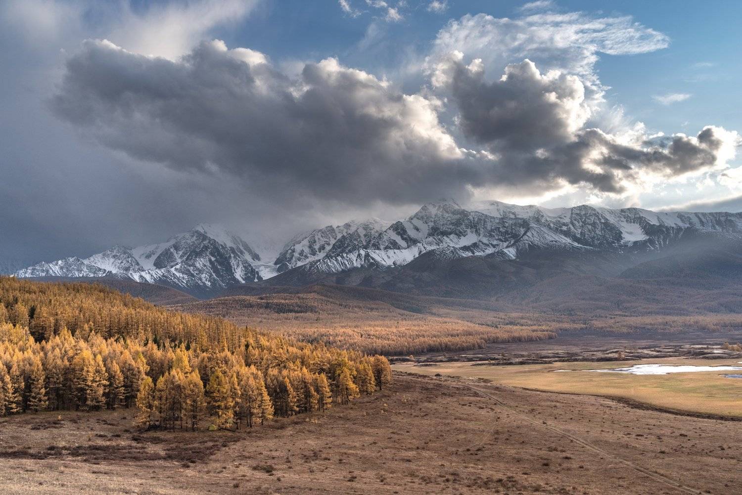 горы, алтай, горный алтай, ник васильев, красота, вода, озеро джангысколь, солнце, лучи, вечер, закат, урочище ештыкёль, северо-чуйский хребет, Николай Васильев