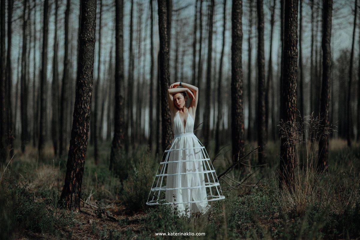 woman, art, fine art, forest, Катерина Клио