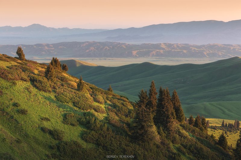 текес, казахстан, пейзажи казахстана, фото казахстана, Река Текес и ее окрестности фото превью