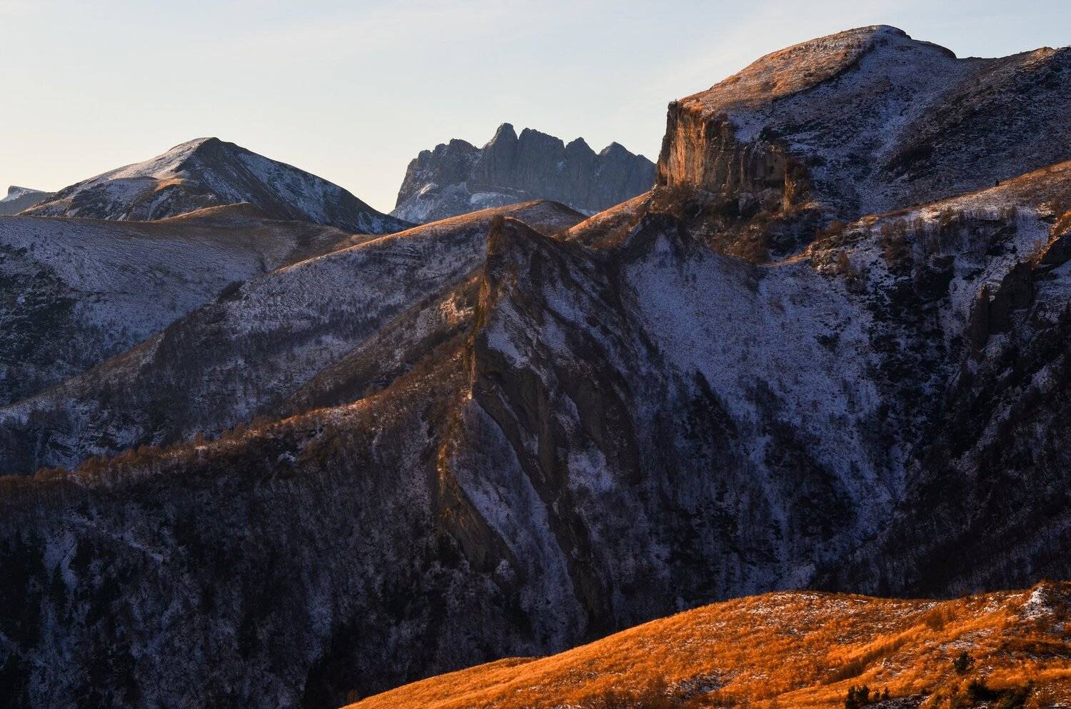 тхачи, ачешбоки, рассвет, горы, Елена Шевченко