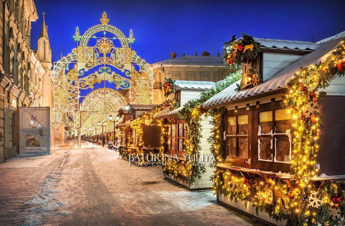 москва, новый год, никольская, Юлия Батурина
