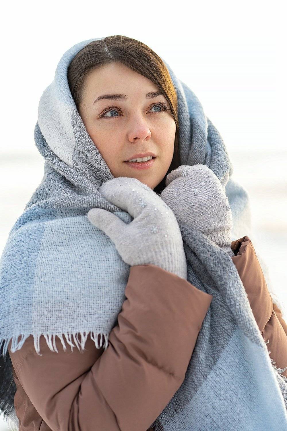 портрет, зима, Цвелёв Дмитрий